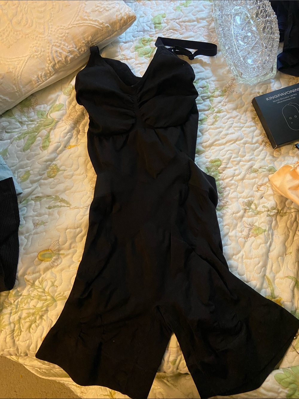 Black shapewear with Adjustable Straps